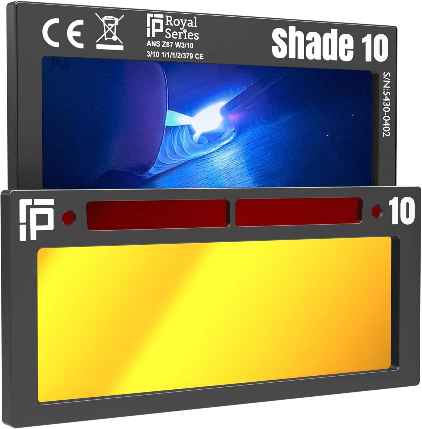 King Single 2.0 Gold Auto Darkening Welding Lens - 20A TIG Rated