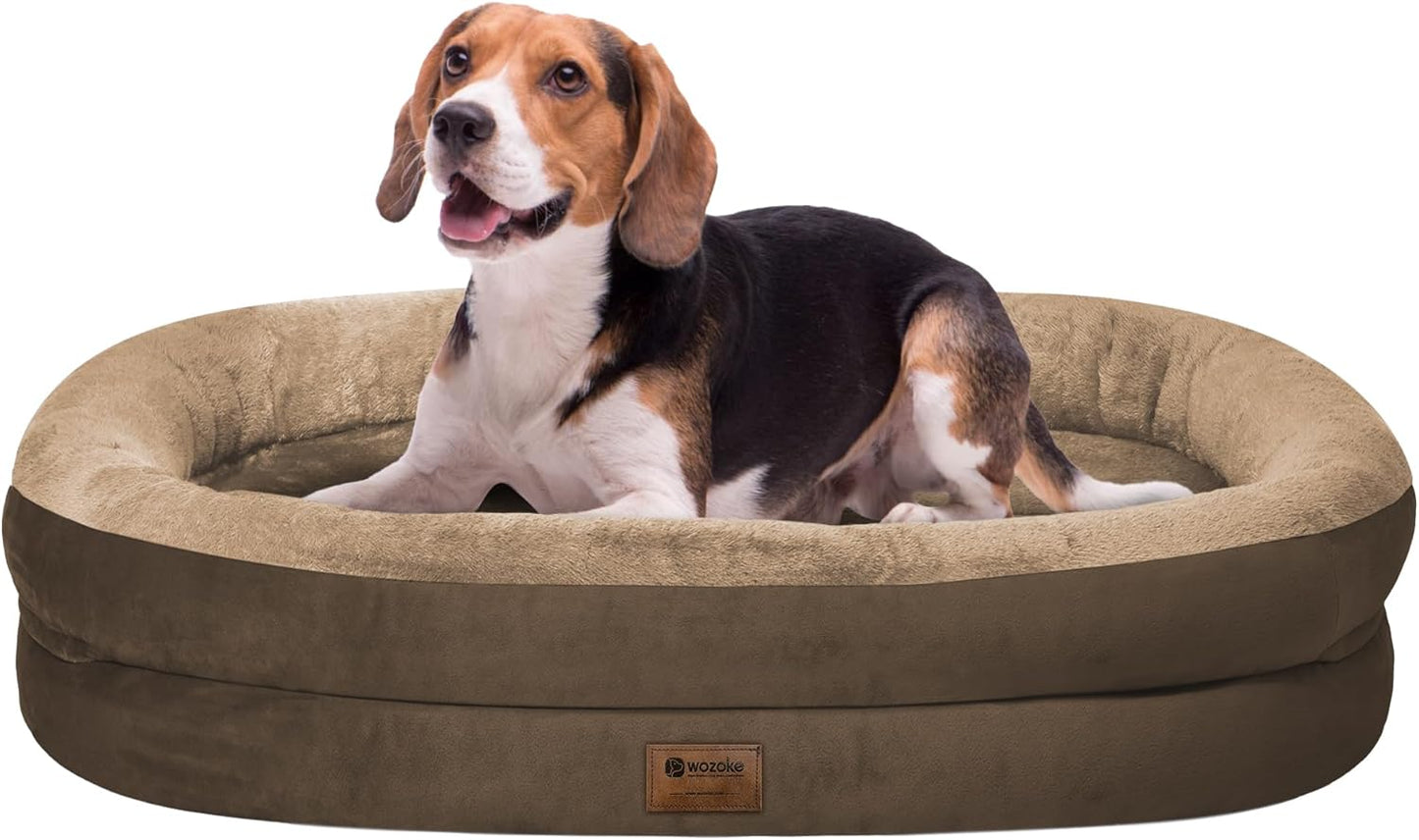 Orthopedic Waterproof Large Dog Bed with Memory Foam Support