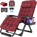 Suteck Oversized Zero Gravity Chair 29in XL Outdoor Recliner - Stable
