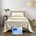 THREAD SPREAD 100% Cotton Twin Sheet Set - 400 TC Sateen, Cooling