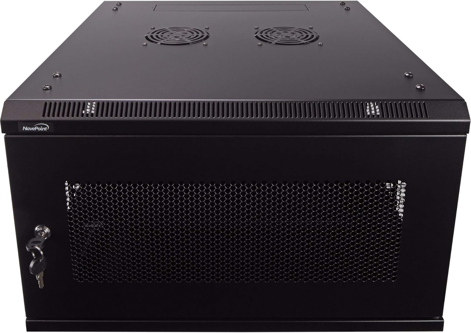 Navepoint 6U Deluxe IT Wallmount Cabinet for 19-Inch Racks