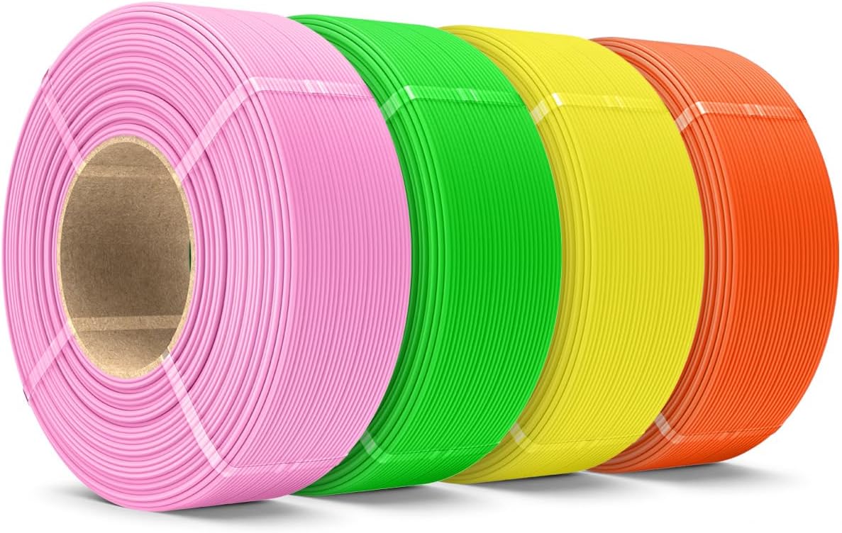High Speed PETG Filament Refill for 3D Printers - 4KG Bundle