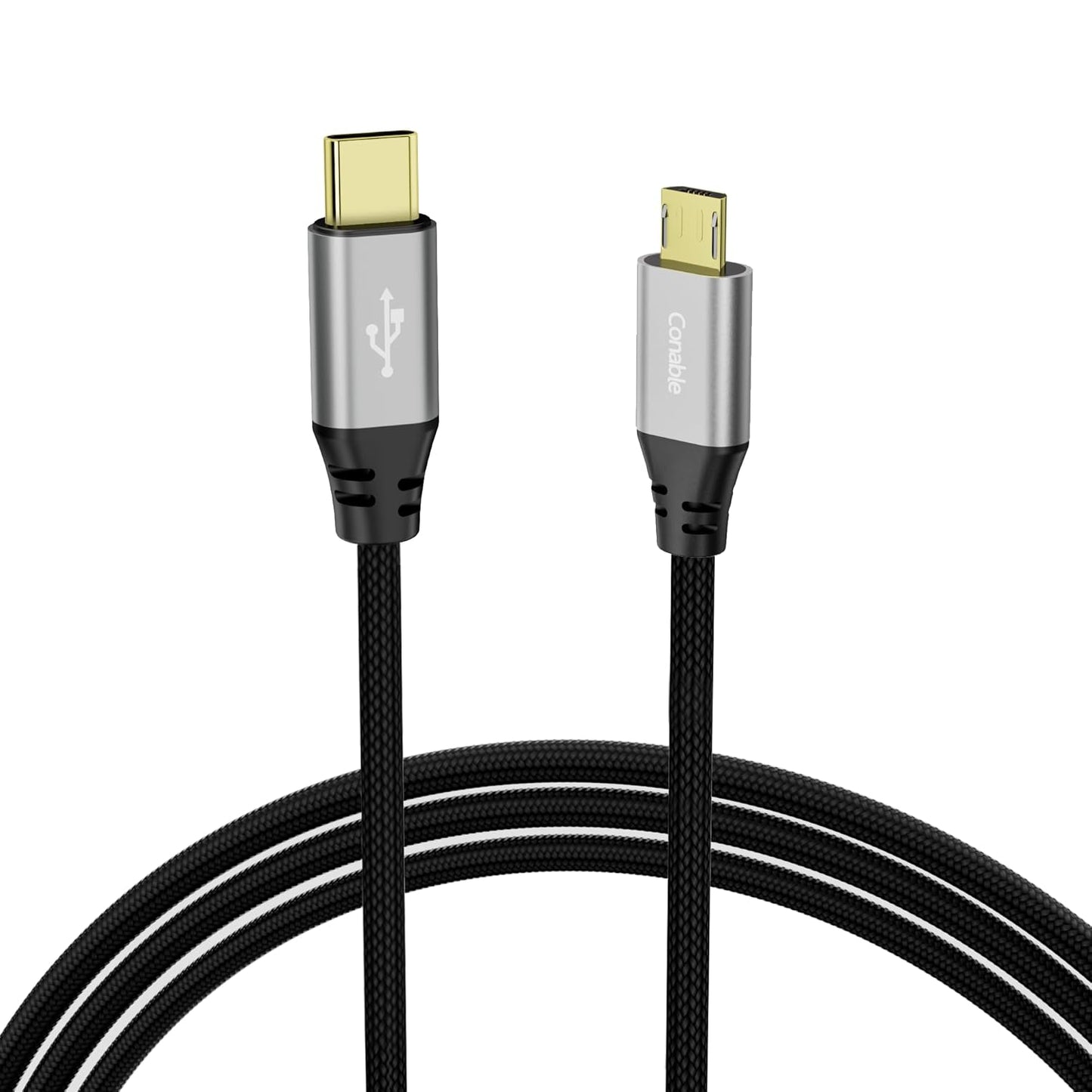 Fast Charge with Conable USB C to Micro Cable