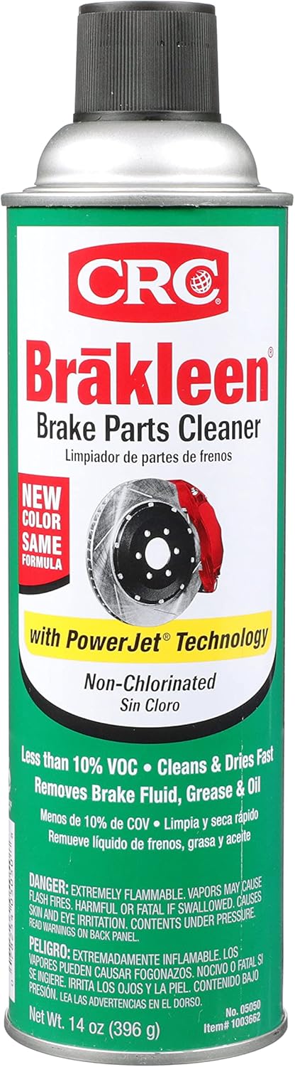 Brakleen Non-Chlorinated Brake Parts Cleaner with PowerJet Technology