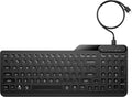 HP 400 Backlit Wired Keyboard - Compact Full Numpad with Warm White