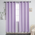 YGO Lilac Curtains 72 in Thermal Insulated Blackout Panels - Room