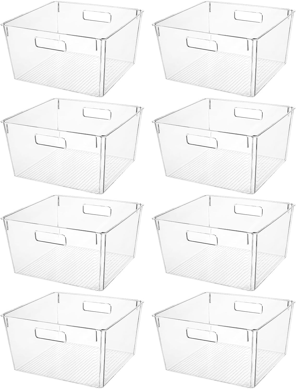 Clear Extra Large Plastic Storage Bins for Home Organization