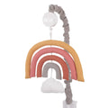 Over The Rainbow Musical Mobile - Soothing Earthy Nursery Accent