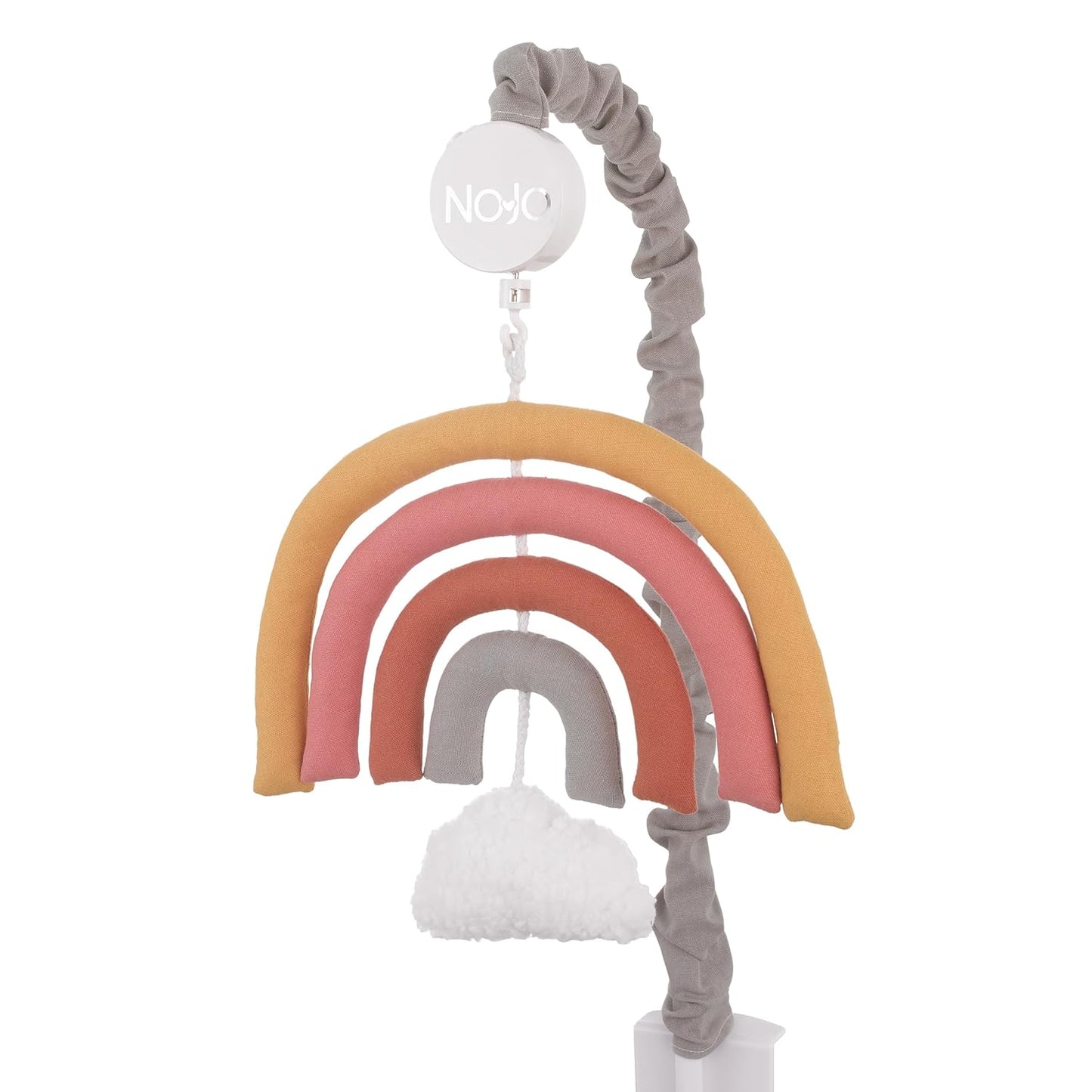 NoJo Over The Rainbow Plush Musical Mobile for Cribs