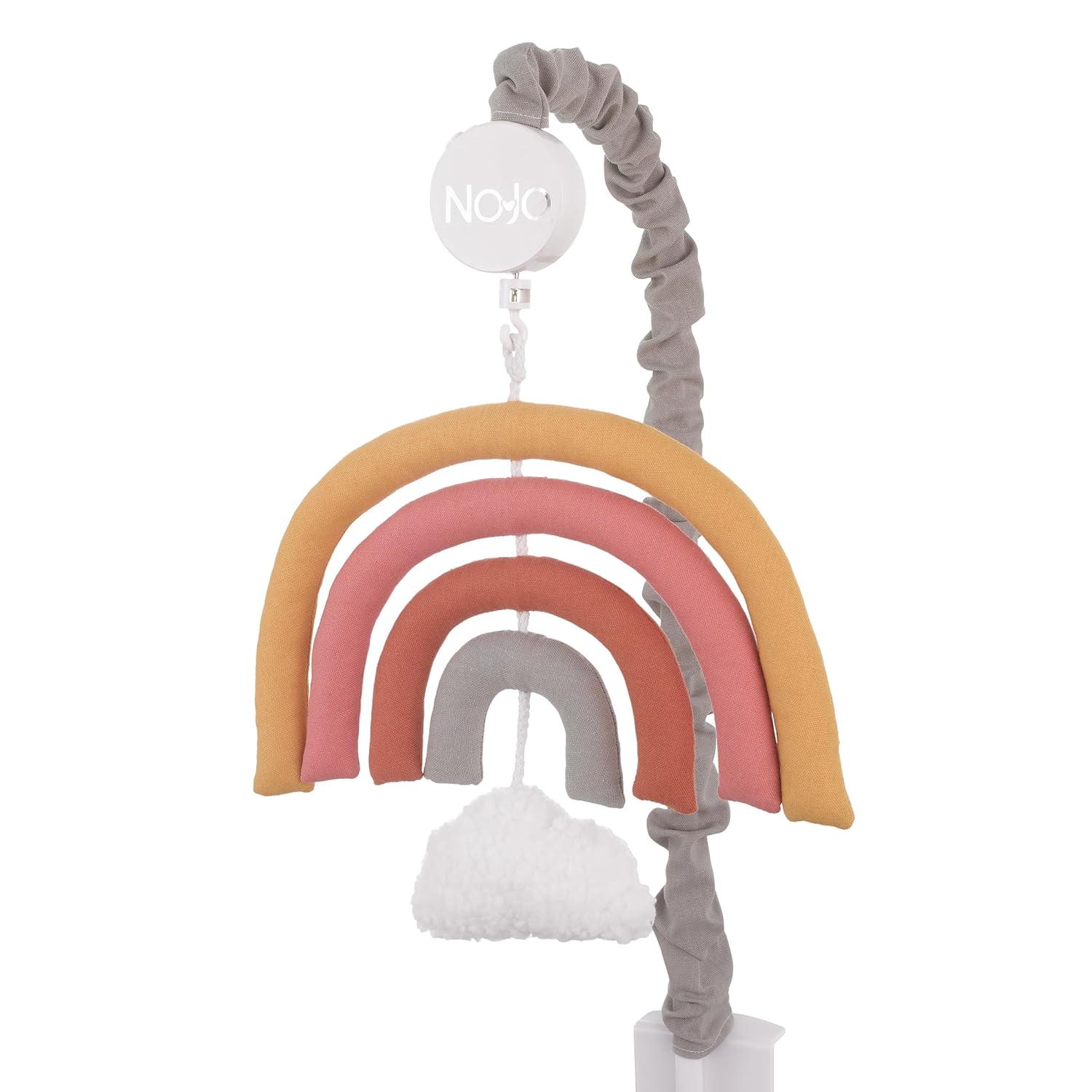 NoJo Over The Rainbow Plush Musical Mobile for Cribs