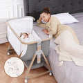 Baby Bassinet Bedside Sleeper - 3 in 1 Adjustable Bedside Bassinet