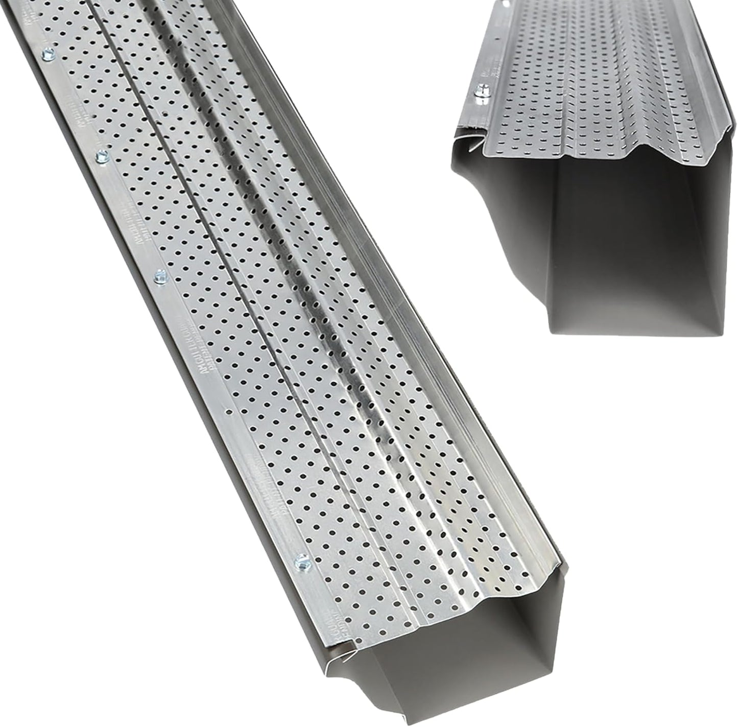 A-M Gutter Guard Heavy Duty Aluminum Leaf Protection for 5-6 in