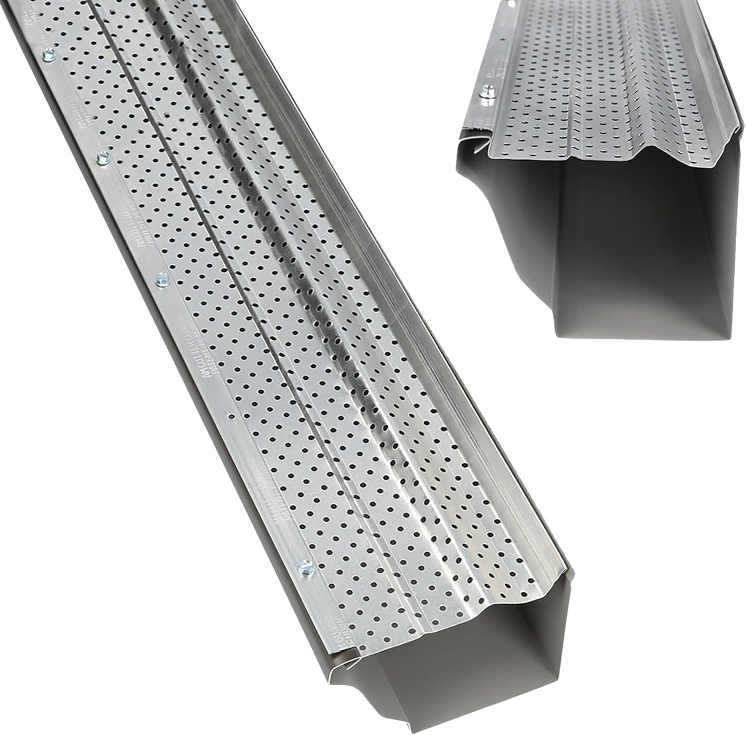 A-M Gutter Guard Heavy Duty Aluminum Leaf Protection for 5-6 in