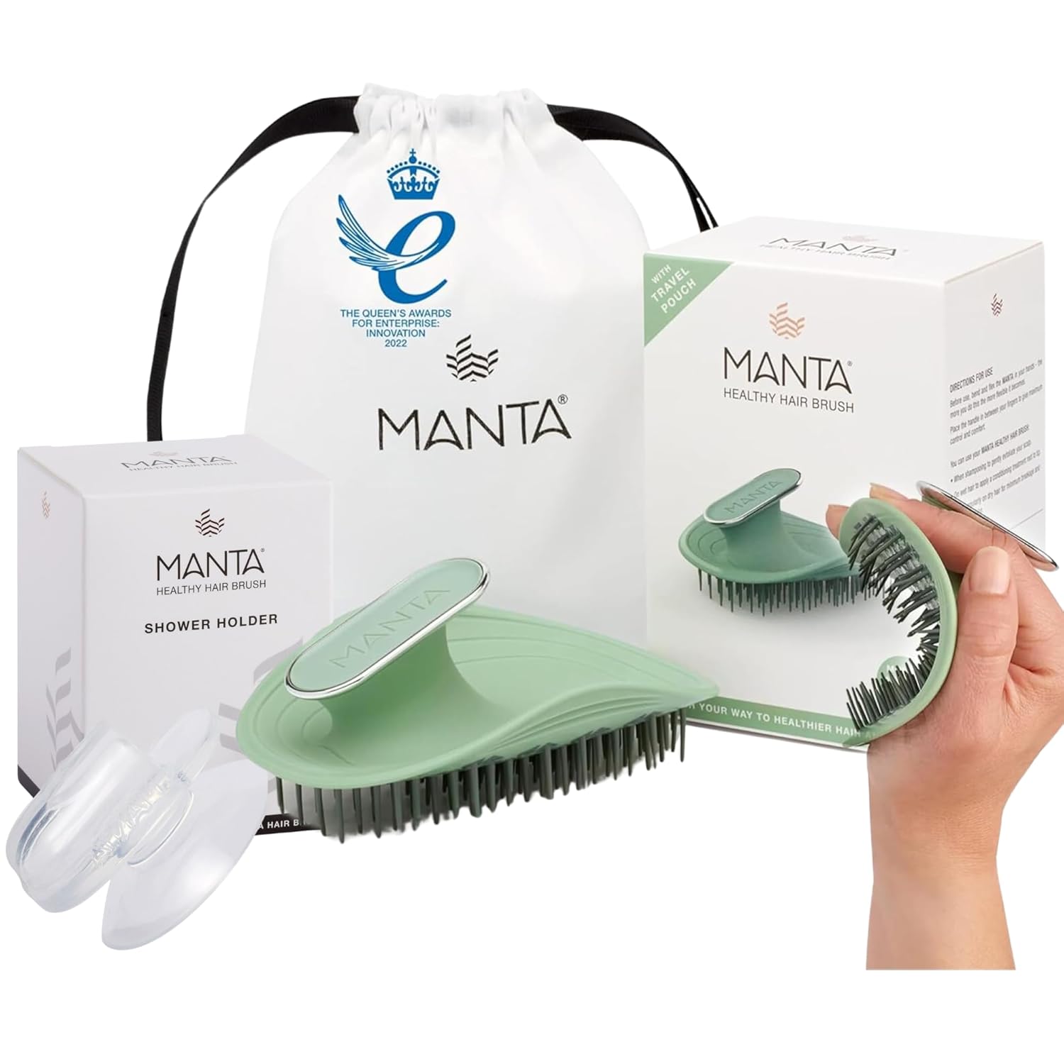 Manta Original Limited Edition Serene Green Hair Brush Review
