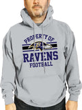 Property Of Baltimore Ravens Hooded Sweatshirt - Warm, True Fit
