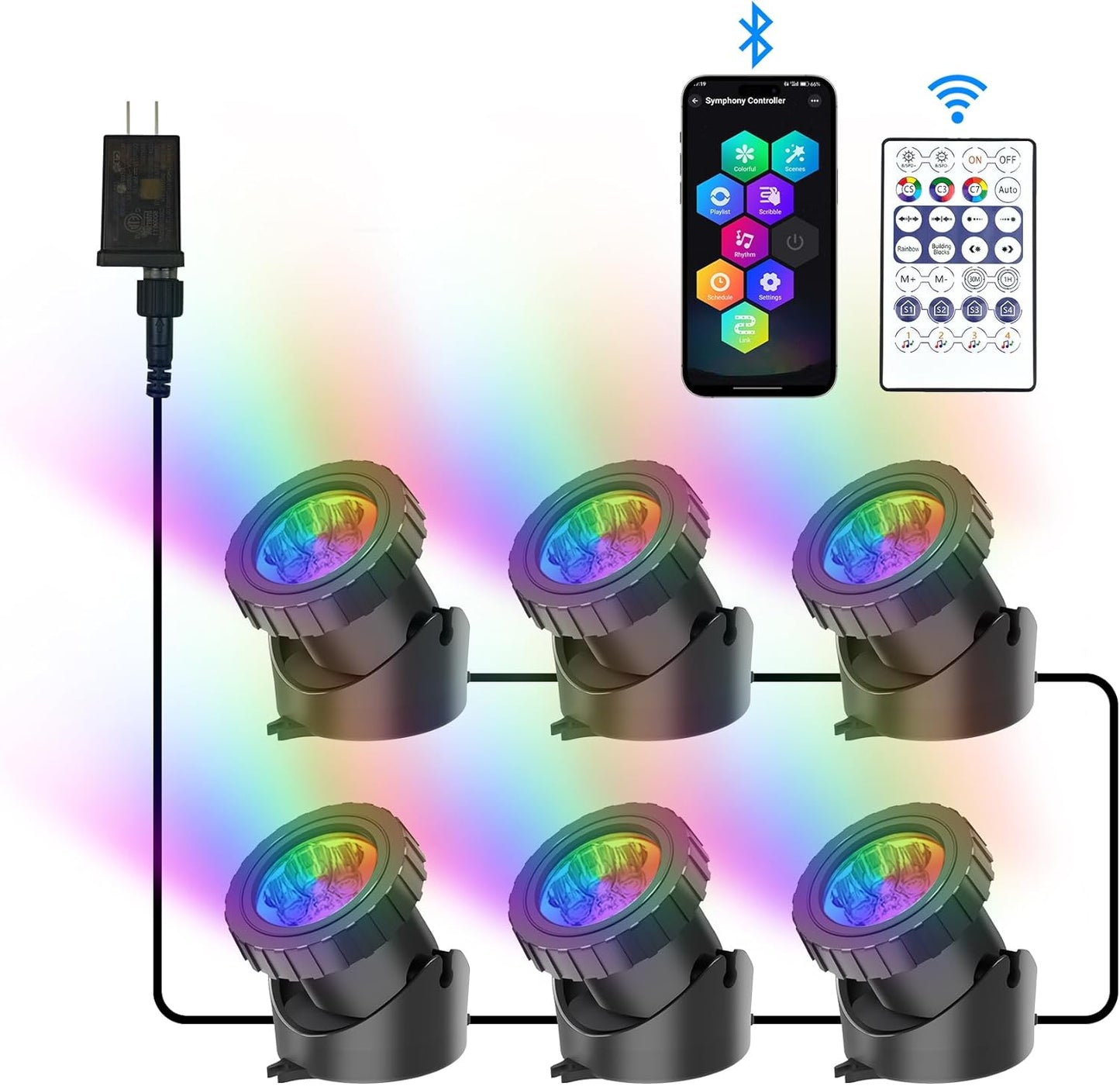 RGB Underwater Pond Lights for Stunning Garden and Pool Decor