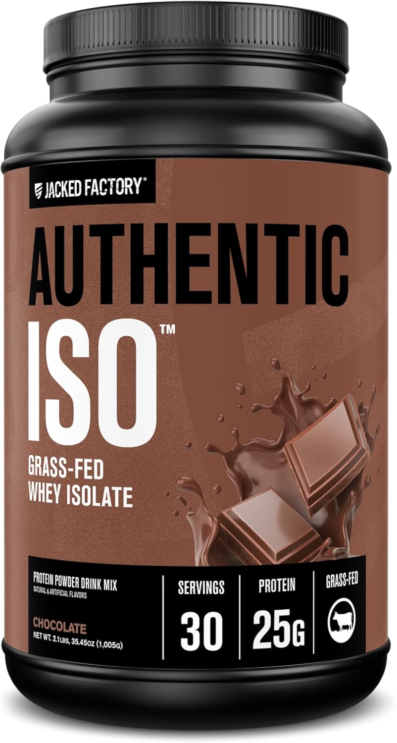 Authentic ISO Whey Protein Isolate Powder for Muscle Growth