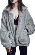 Women's Sherpa Fleece Faux Fur Oversized Winter Coat - Cozy Jackets