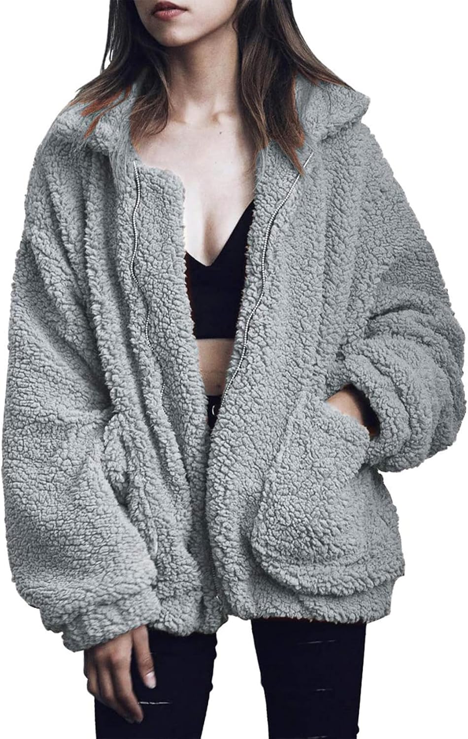 Trendy Women's Sherpa Fleece Winter Coats for Cozy Style