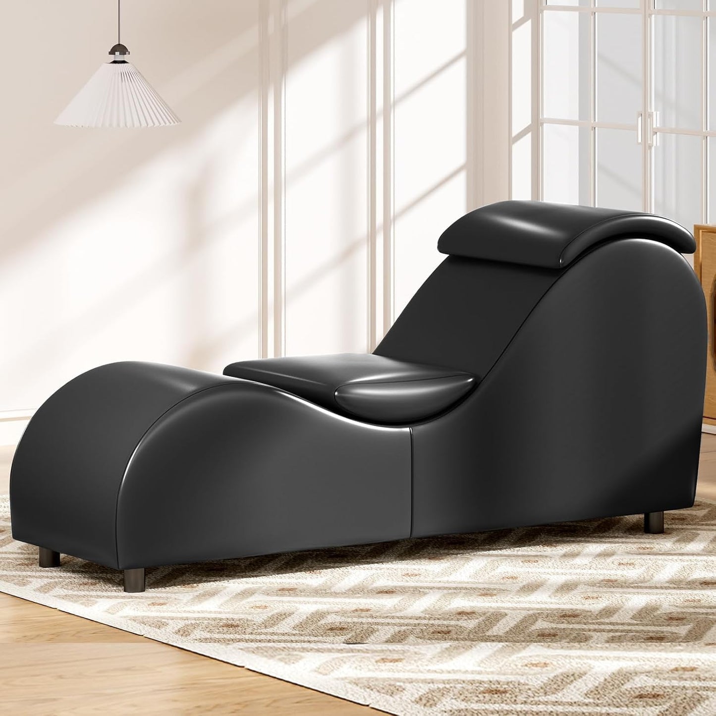 Modern S-Curve Yoga Chair for Relaxation