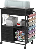 Storage Cart Compatible with Cricut Machines Stand with Drawers