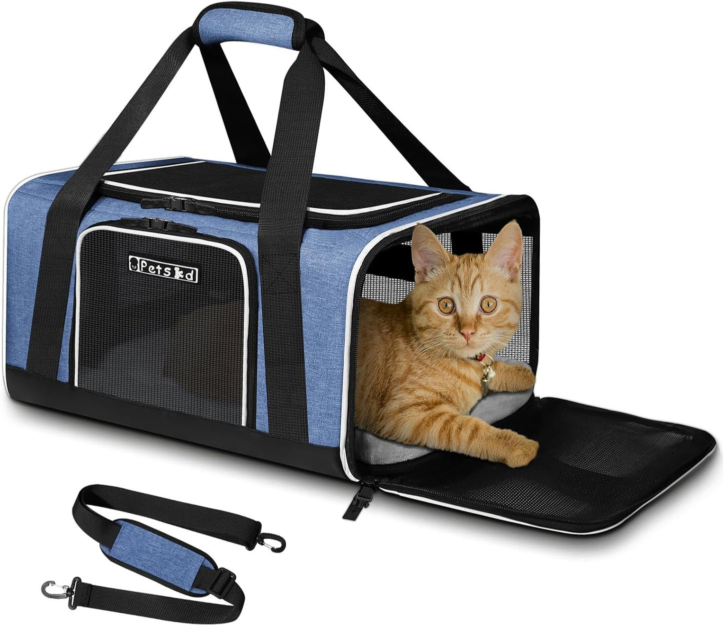 Petskd Pet Carrier for Small Pets - Airline Approved Travel Bag
