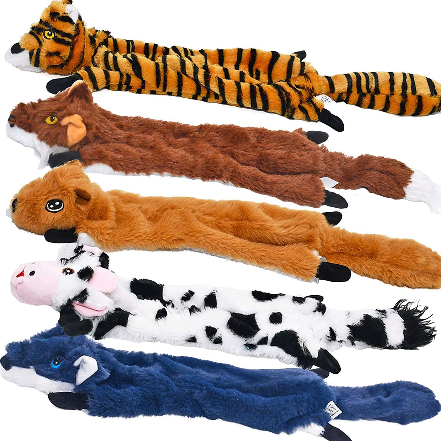 5-Pack Squeaky Dog Toys for Large & Medium Dogs