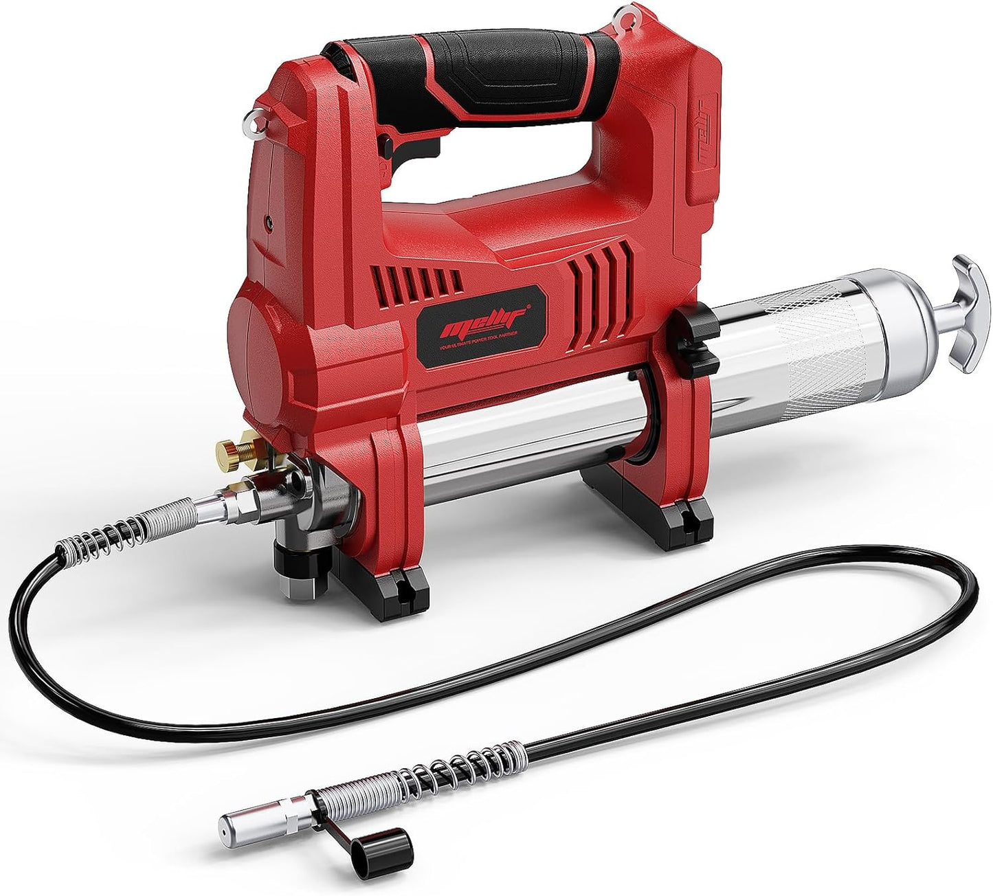 Mellif Power Grease Gun with 10,000 PSI and 30in Hose