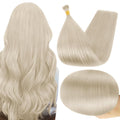 Full Shine I Tip Hair Extensions 22 in Platinum Blonde - Natural Blend