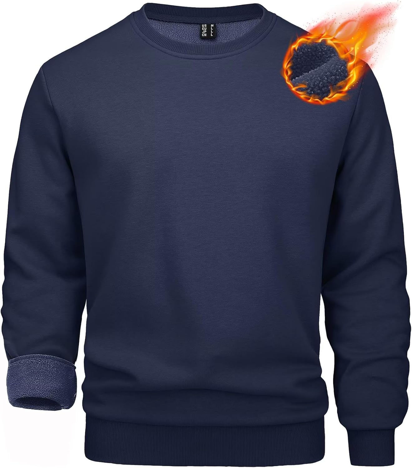 MAGCOMSEN Men's Crewneck Sweatshirt for Casual Warmth and Comfort