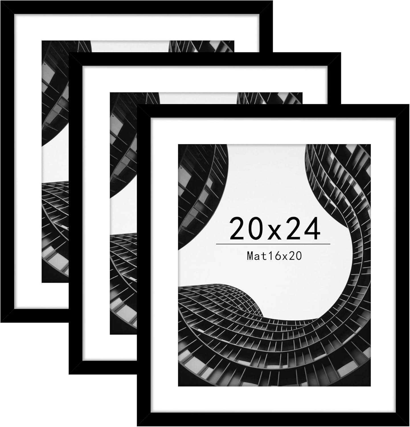 20x24 Picture Frame Set of 3 for Stunning Wall Displays