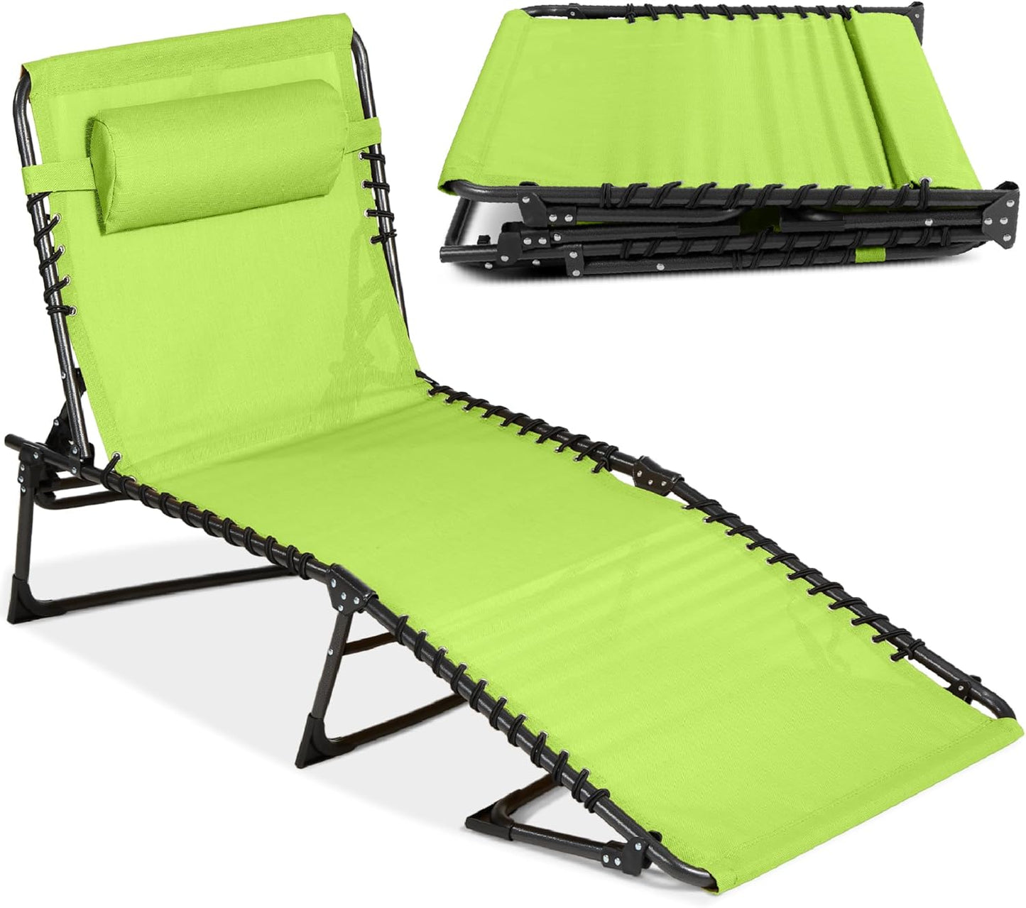 Best Choice Products Portable Outdoor Folding Recliner Lounge Chair