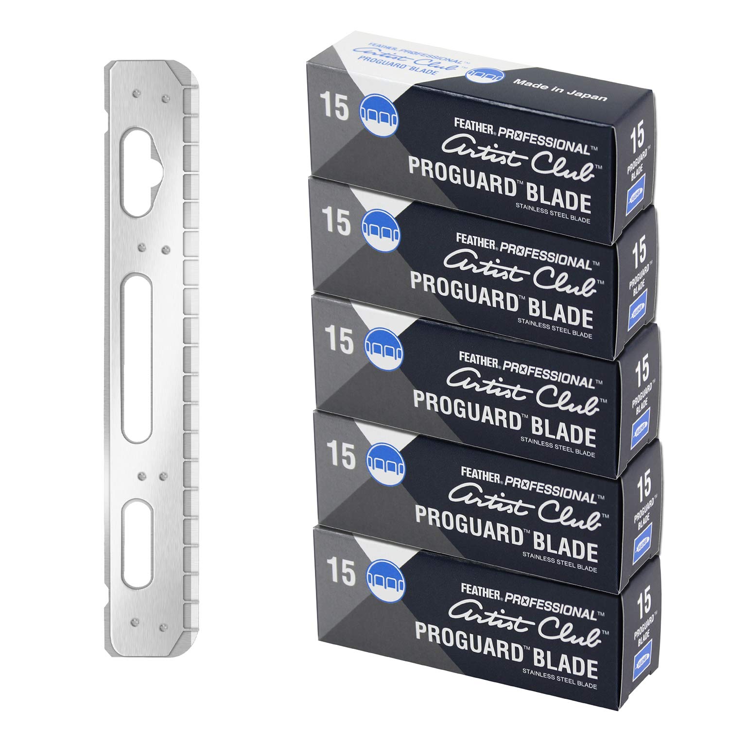 Feather Artist Club ProGuard Razor Blades for Smooth Shaving