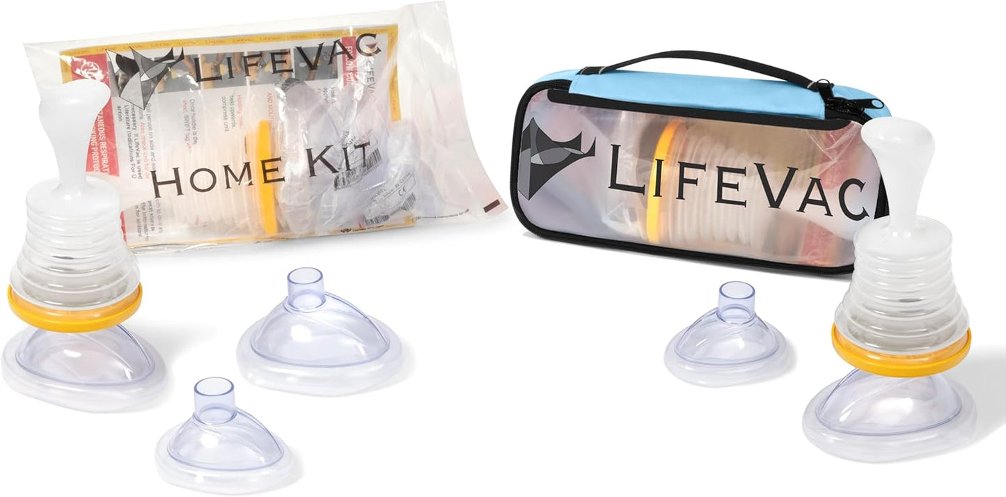 LifeVac Home & Travel Kit Combo - Essential Suction Rescue Device