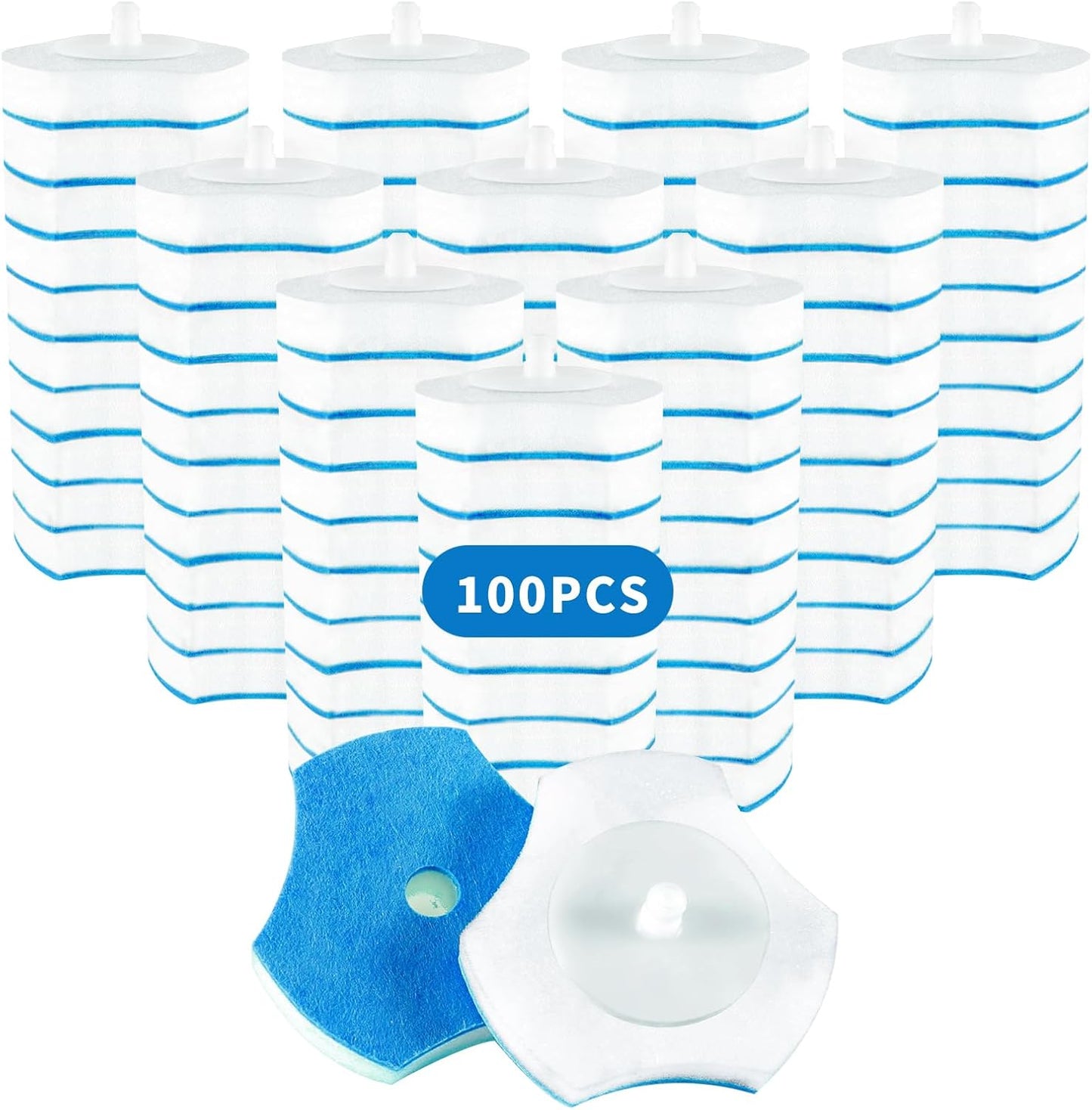KOKL Disposable Toilet Bowl Wand Refills for Effective Cleaning