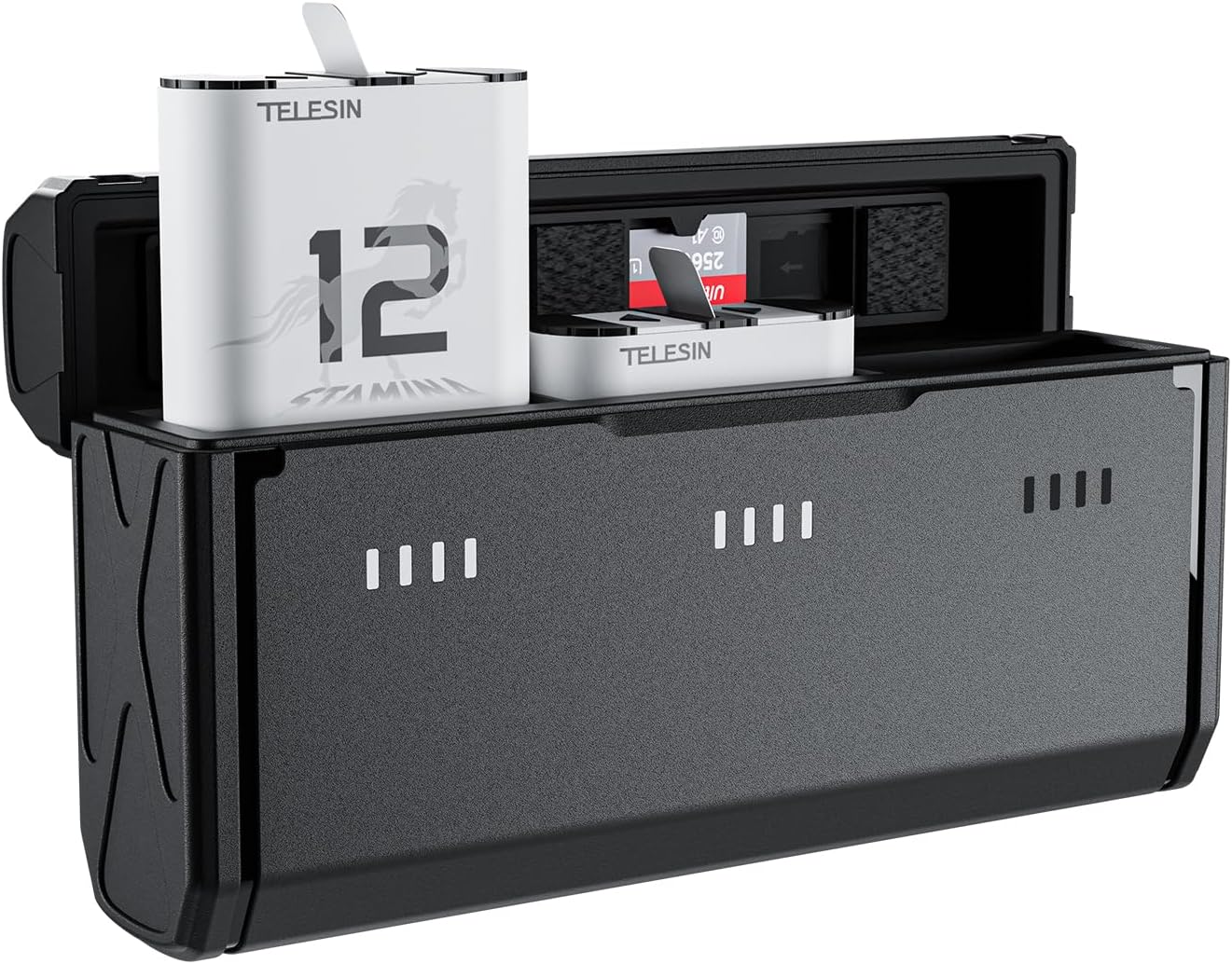 TELESIN Enduro Battery Charger for Hero 12 11 10 9 - Fast Charge