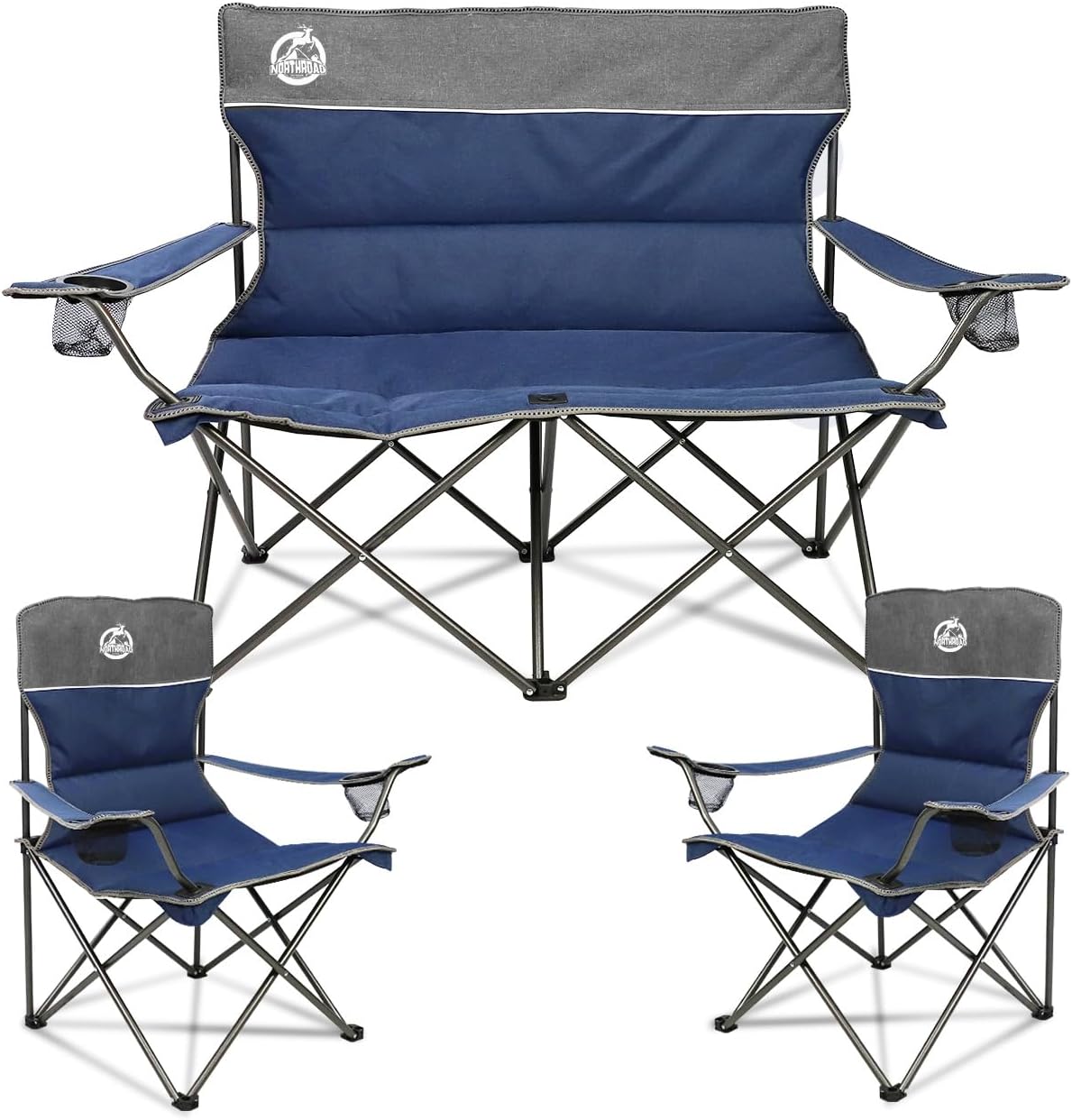 Northroad Outdoor Camping Chair Set of 3 for Family Adventures