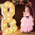 4FT Marquee Letters Large Light Up Letters for Party Decor - Bold