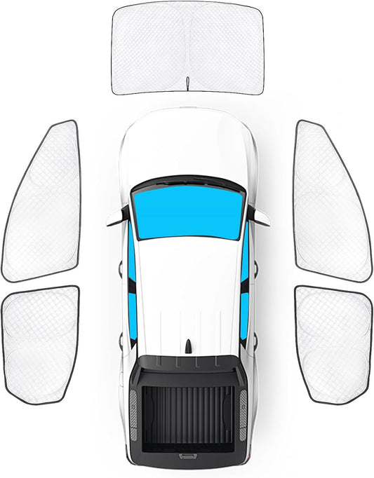 KMF 5pcs Thicken Car Window Sun Shades for Hyundai Santa Cruz