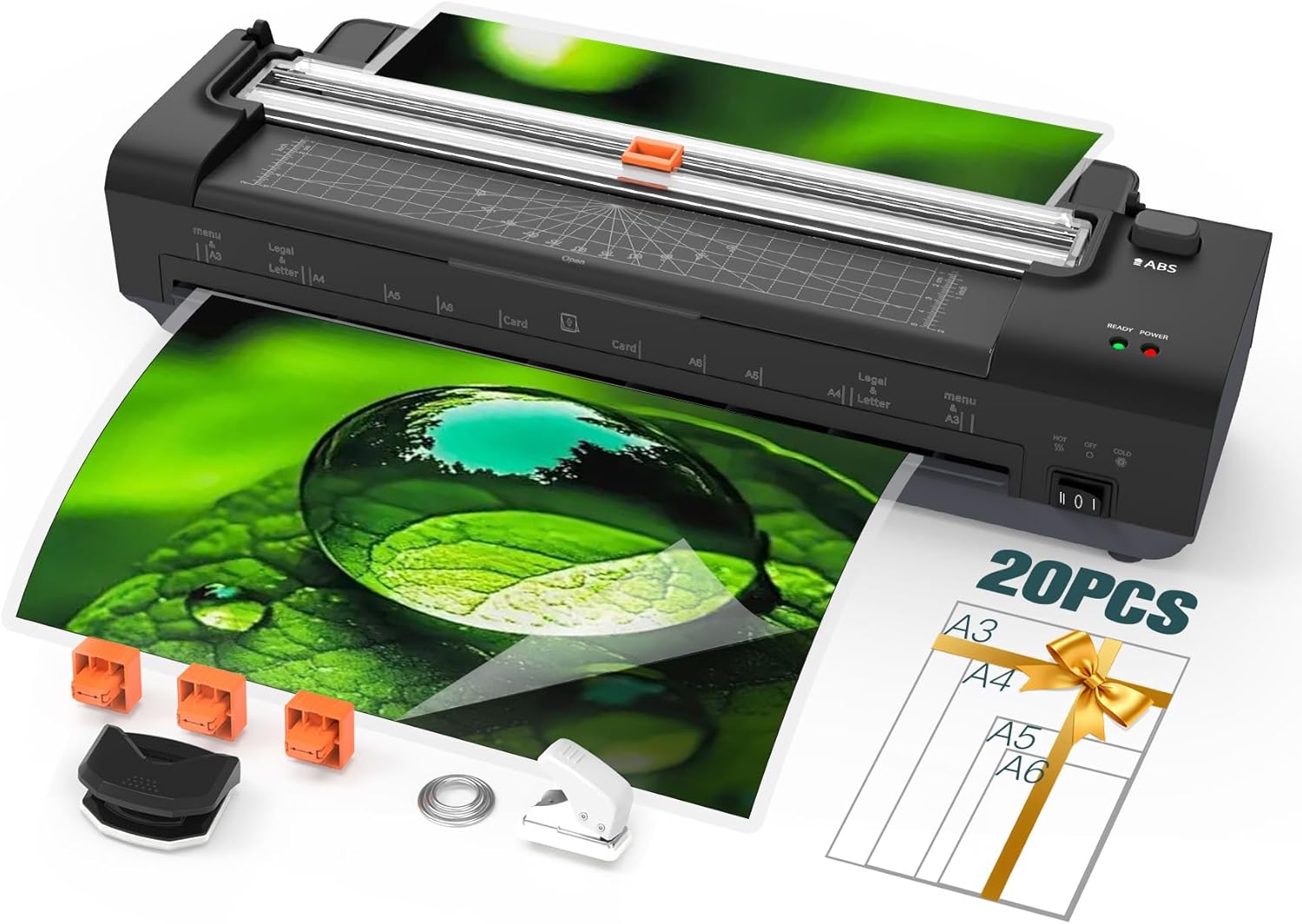 13 Inch Laminator Machine with Auto Paper Feed for Home Use