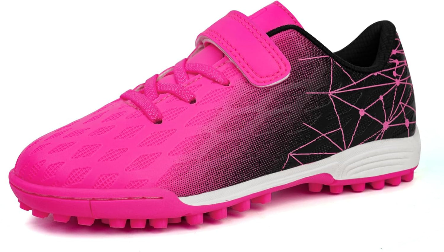 brooman Kids Indoor Soccer Shoes for Boys and Girls Athletic Turf