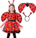Resiwai Girls Light Up Butterfly Costume - Comfortable LED Dress