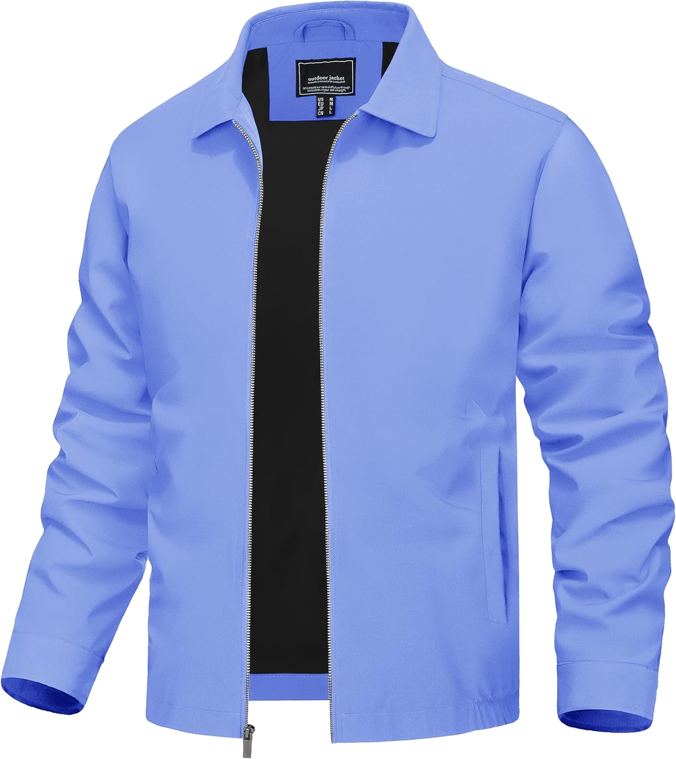 TACVASEN Mens Lightweight Windbreaker Full Zip Jacket for All