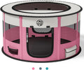 Dog Playpen Puppy Play Pen Indoors - Portable Foldable Playpen