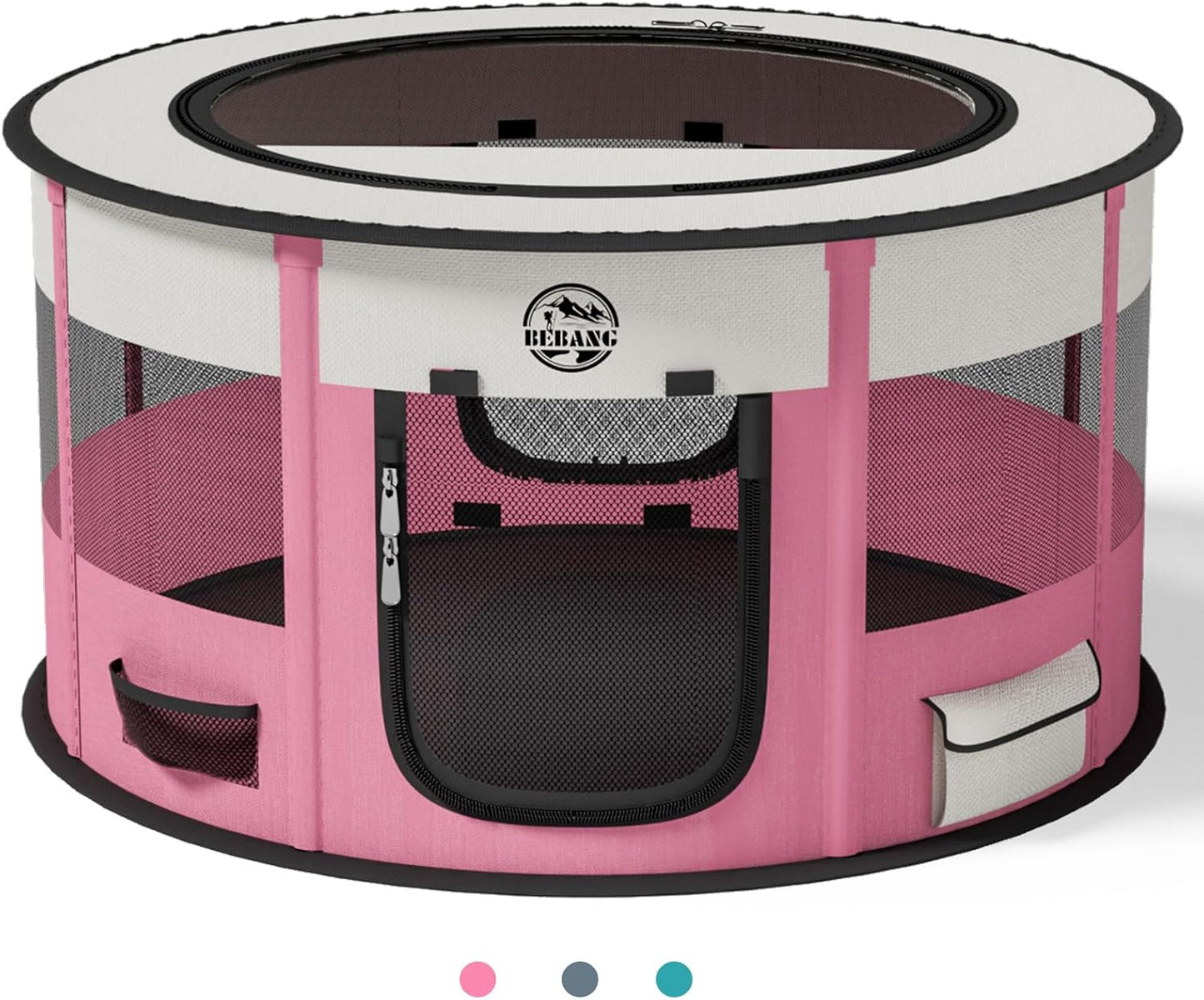 Dog Playpen Portable Foldable Indoor Pet Crate for Small Dogs