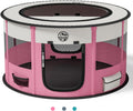 Dog Playpen Puppy Play Pen Indoors - Portable Foldable Pet Crate