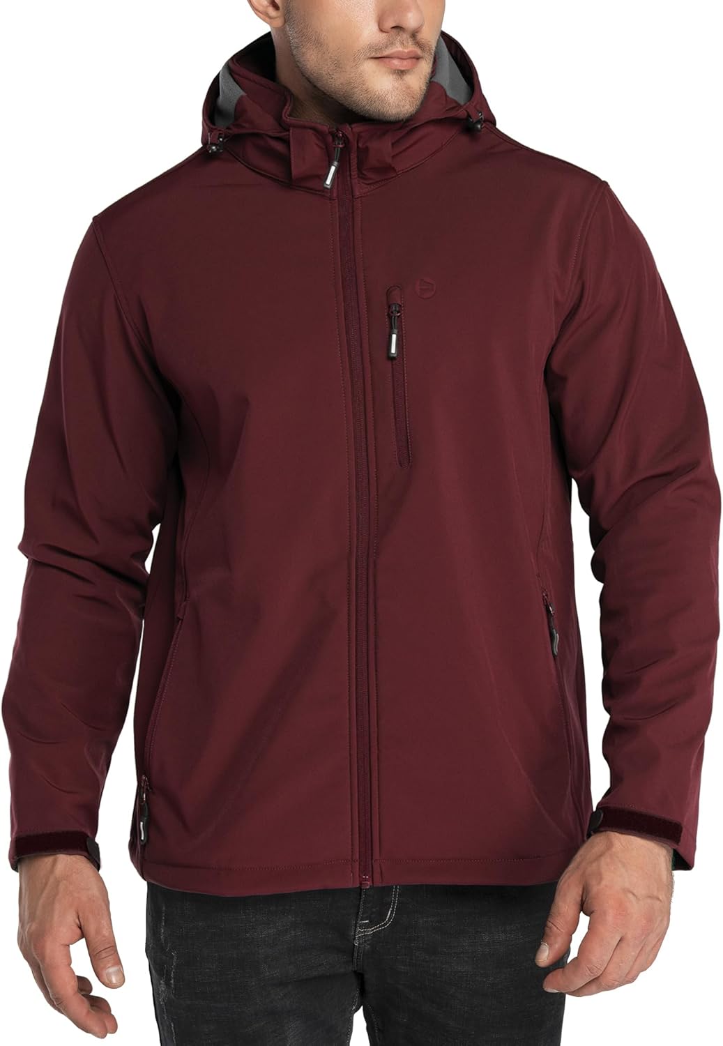 Outdoor Ventures Men's Lightweight Softshell Jacket for Winter