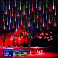 Outdoor Christmas Meteor Shower Rain Lights 24 Tubes - Multi Color