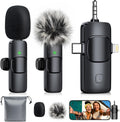 3-in-1 Mini Microphone for iPhone and Android - Portable Wireless