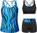 Trendy 3 Piece Tankini for Women with Boy Shorts by Tempt Me